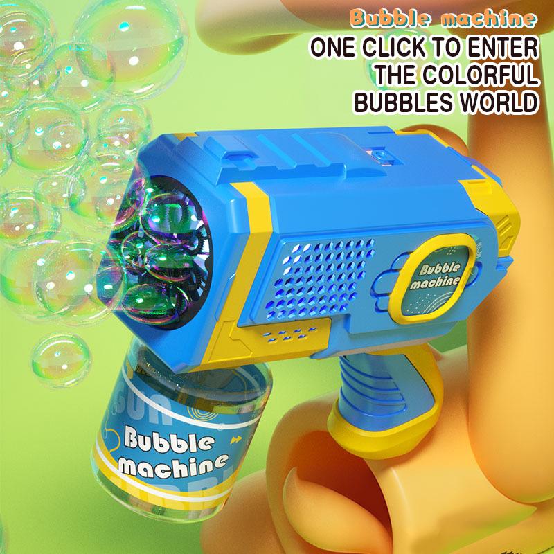 Automatic Soap Bubble Gun Handheld Electric Bubbles Machine for Girls Boys Children Kids Children's Day Gift Wedding Garden Toys