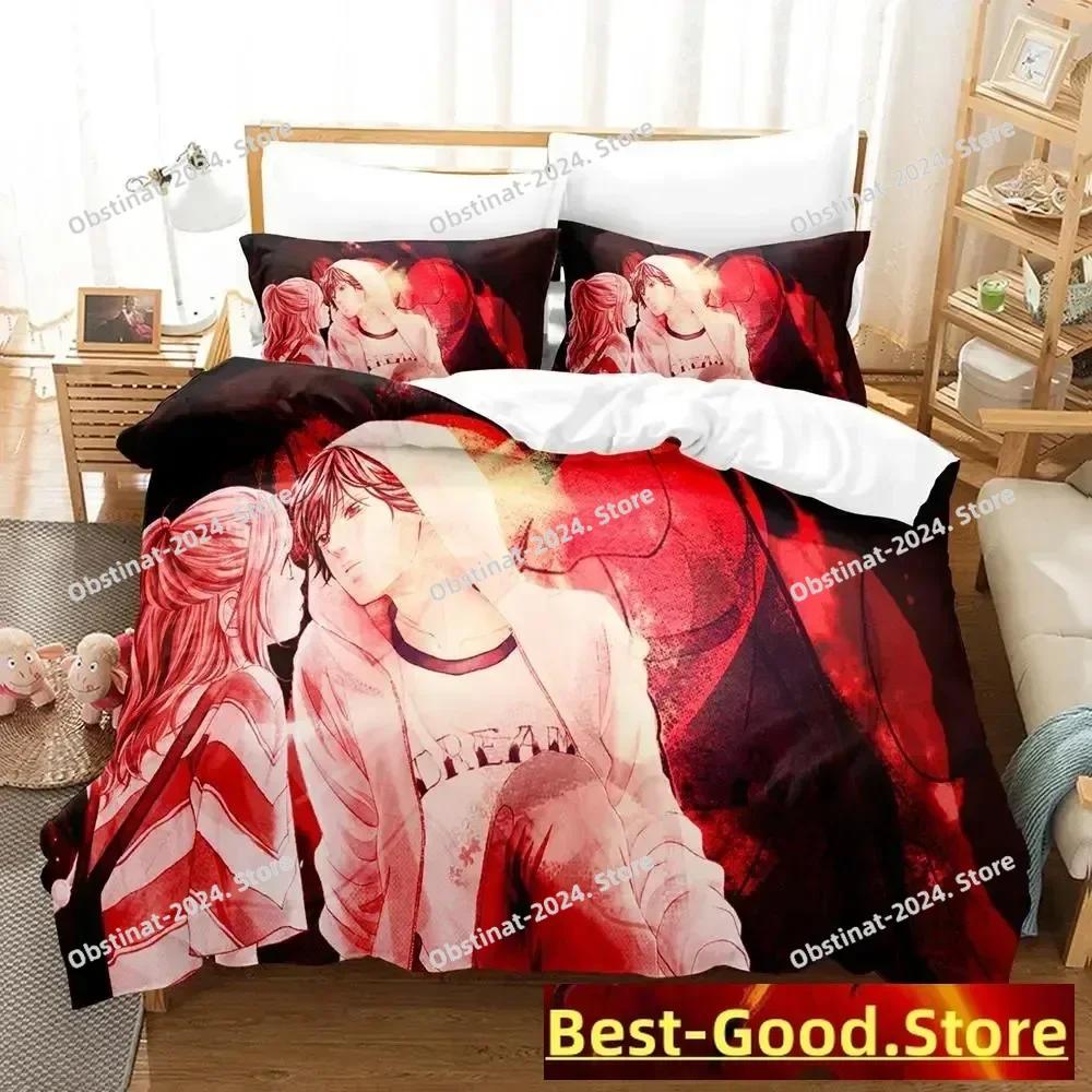 3D AO HARU RIDE Bedding Set Single Twin Printed Bed Set With Pillowcase Bed Duvet Cover Soft Single Double Queen Super King Size