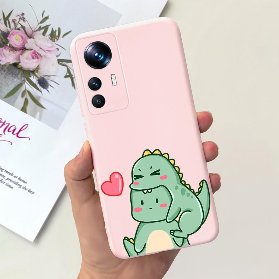 For Xiaomi 12T Pro Case Cute Astronauts Cartoon Cover Soft Silicone Phone Cases For Xiaomi Mi 12T Pro Mi12T 12TPro Fundas Bumper