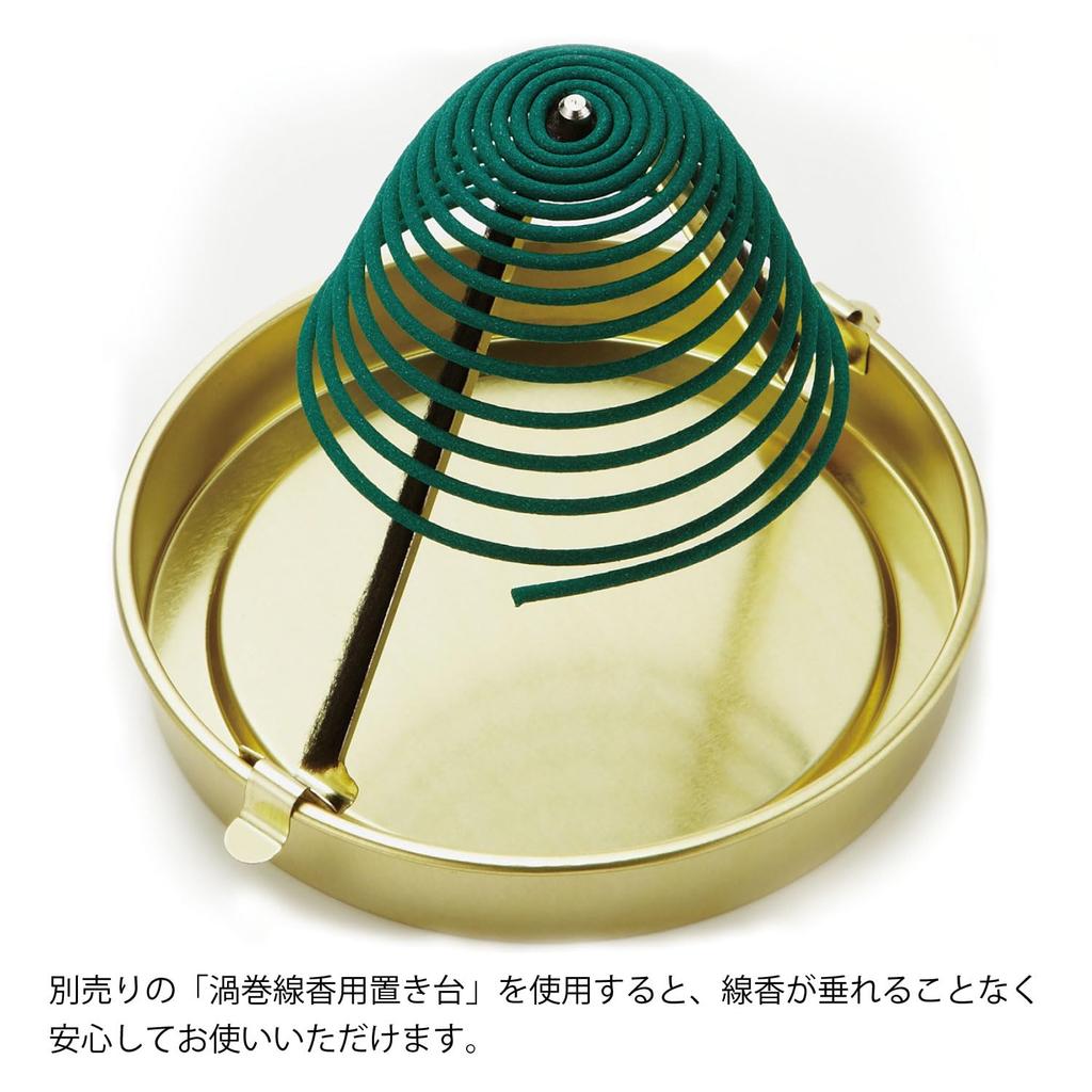 Kameyama Gojoko Without Fishing 10 12 Incense Spiral Line, Rolls, Approx. Hours, Stick,