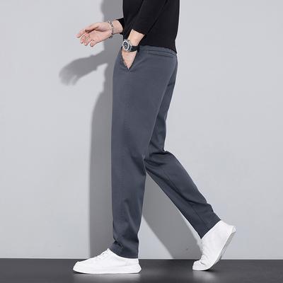 Pánske voľné a univerzálne ľahké business casual nohavice na jar a jeseň Rovné nohavice Pánske