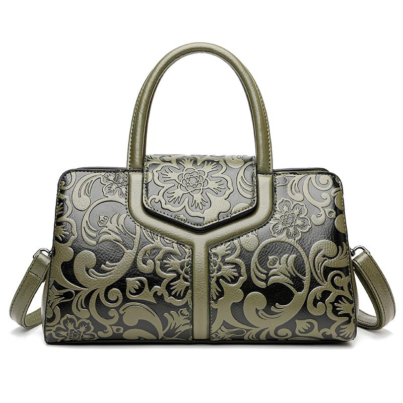 Handbags Embossing Shoulder Crossbody Bag Ladies Large Capacity Shopping Tote