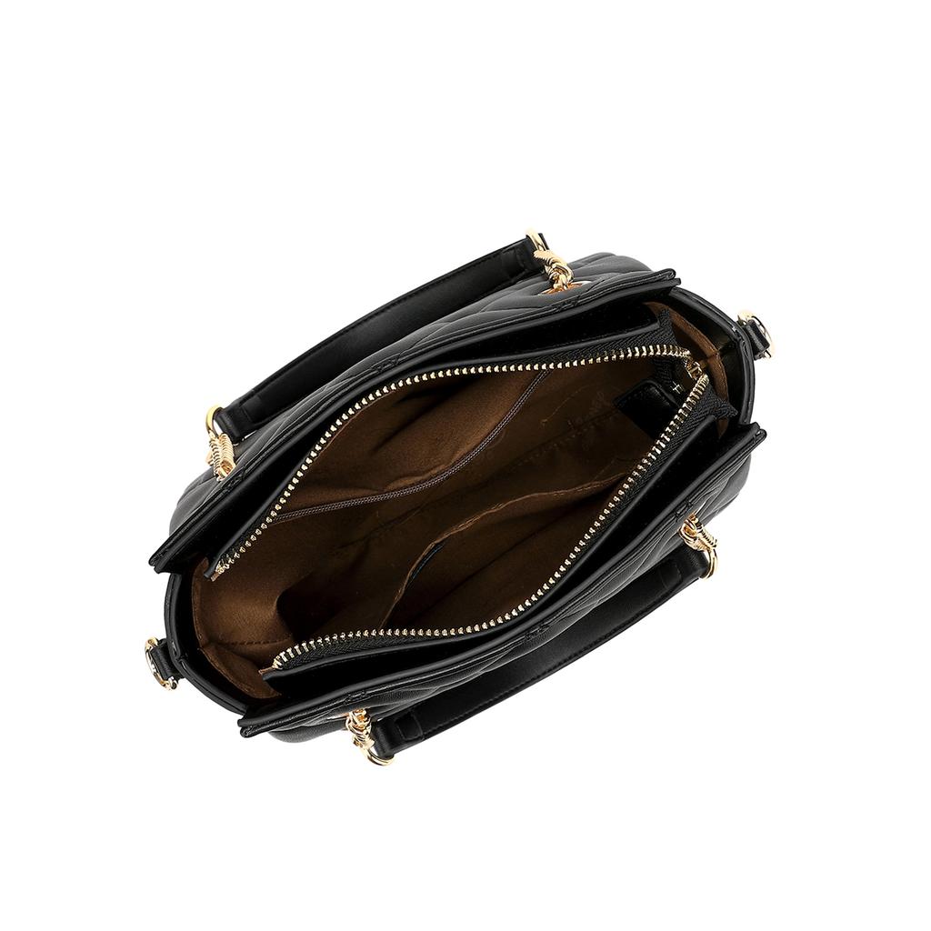 New Disney PU Shoulder Bag Handbag Shoulder Bag Regular Women's Ecru/Black DHB41440-A