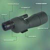 ED Spotting Scope for Target Photography with Telescoping Phone and Carrying Waterproof Spotter Scope for and Hunting 25-75x60 Tripod, Adapter, Bag,