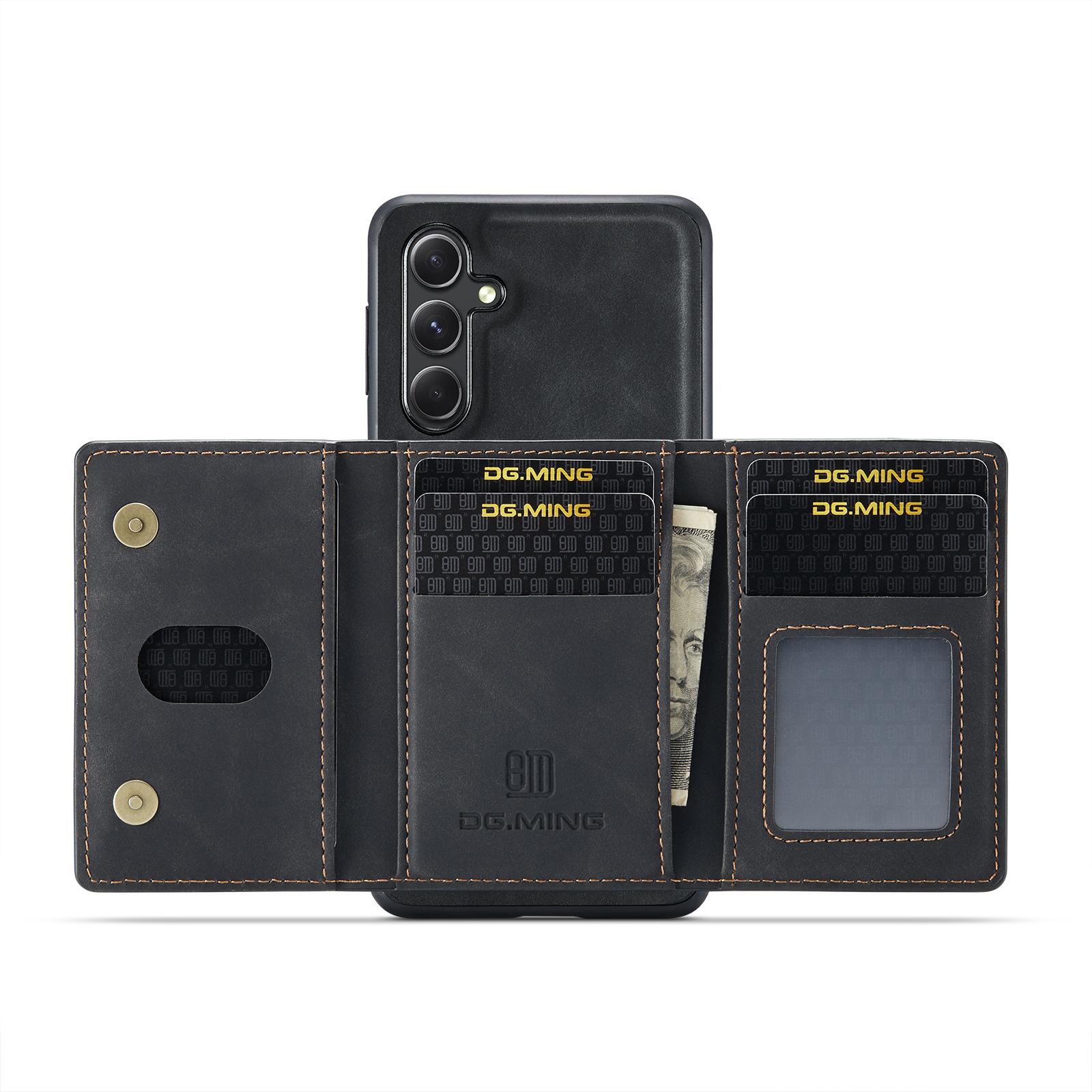 

For Samsung Galaxy A16 5G/A16 4G Case PU+PC+TPU Phone Cover Detachable Wallet Brown