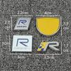 3D Metall Schwarze Basis AWD R Design Heckklappe Plakette Emblem Aufkleber Decals Für VOLVO S40 S70 S80 XC60 XC40 XC90 V40 V50 V90 S90