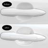 4/8pcs Transparent Car Sticker Protector Cars Doors Scratch Door Handle Sticker Rearview Mirror Protection Strip Auto Accessory