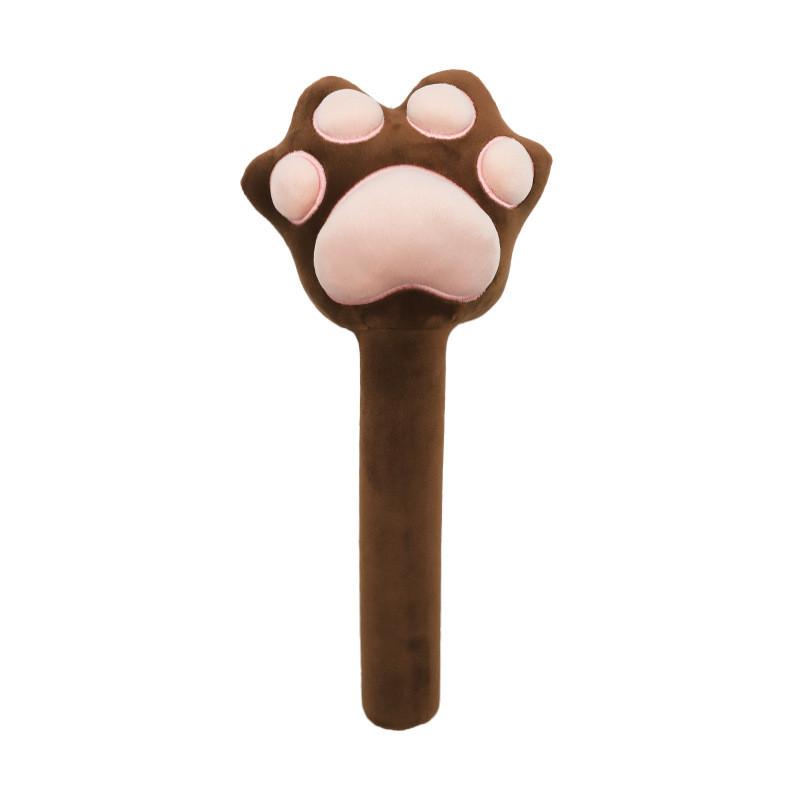 Cat Paw Massage Hammer Plush Toy For Relaxation And Stress Relief