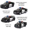 Boxed 1:36 Alloy American Mustang Rambo Police Car Toy Model for Kids