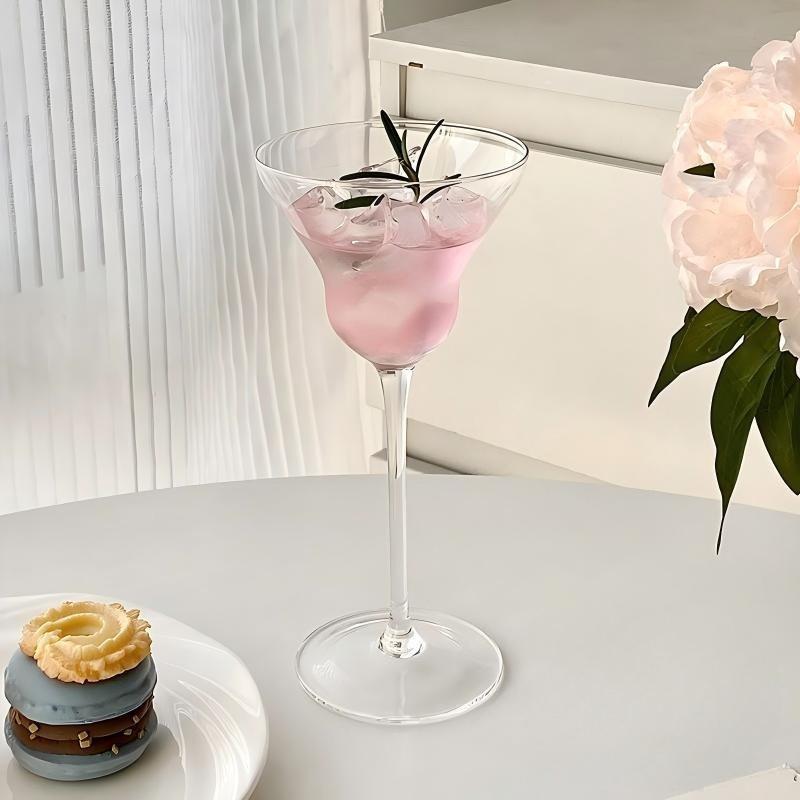

Creative Purple Gradient Stemmed Glasses Premium Glass Cocktail Glasses Home Bar Mixing Glasses