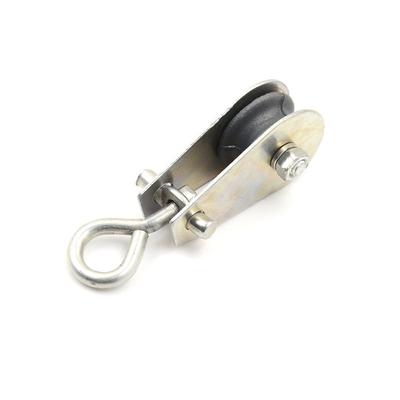 Metall-Einzelrad, drehbar, zum Heben, Flaschenzug, Flaschenzug, Radauge, 0,03 Tonnen