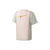 Puma Colorblock Casual Sports Round Neck Short Sleeve T-Shirt Unisex Tops Pink 598070-73