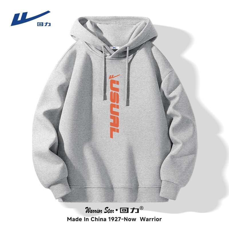 Warrior Men s Casual Hooded Sweatshirt L