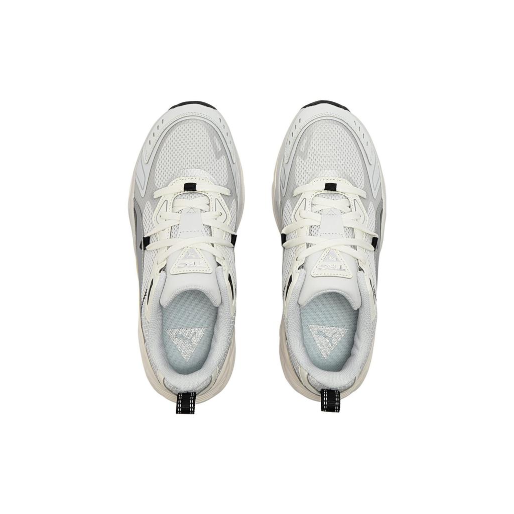 Puma Orkid Pastel Trc Mira Tech Stoff Synthetikleder Einfarbig Erfrischend Low-Top Lifestyle Freizeitschuhe Damen Sneaker Grau Weiß 390650-02