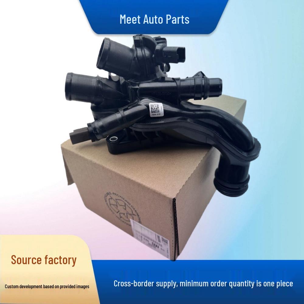 

Thermostat Water Outlet Chamber for Peugeot 3008 & Citroen C4 DS3 DS4 (9808647080, 9808647180) 9808647180 чорний