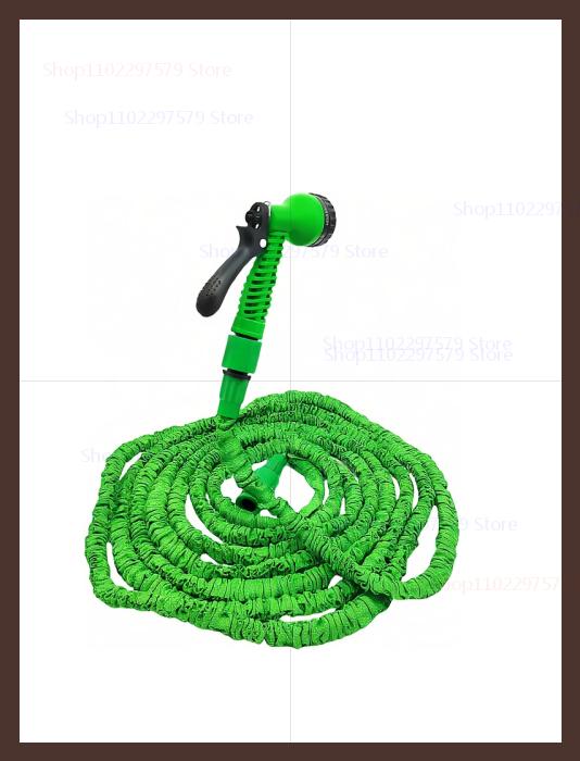 Expandable Magic Hose 7 Water Spray Functions High Pressure Car Wash Garden Watering Water Gun Flexible Hose for Yard Cleaning