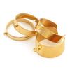 10 Stück Edelstahl Ringrohlinge Offen Verstellbare Fingerringe DIY Schmuckherstellung Rohlinge für Bastler Handgemachtes Geschenk