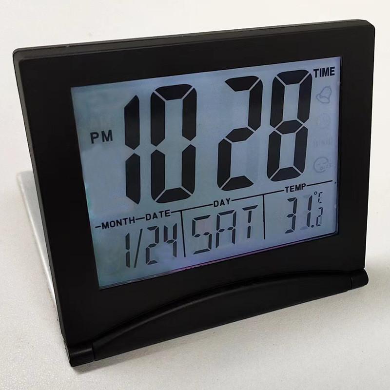Projection Clock With Digital Calendar Temperature Weather Forecast For Home Office
