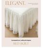 Lace Princess Floor-Length Bed Sheet with Ruffled Hem