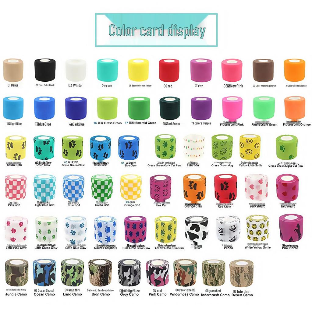 Elastic Self-Adhesive Sports Bandage for Finger Protection