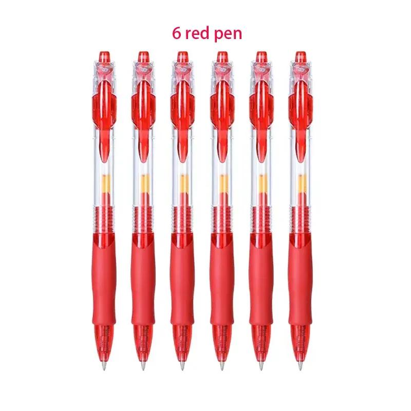 13-30Pcs 0.5mm Fine Point Retractable Gel Pens, Black Ink, Soft Anti-Slip Grip, Smooth Writing, Office & School Stationery Set