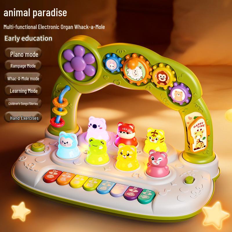 Multifunctional Kids' Phone & Piano Toy with Lights and Music for Early Education