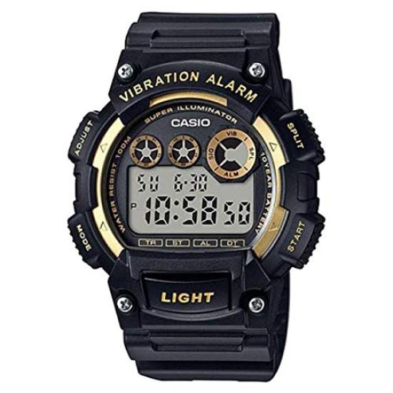 

CASIO Casio спортивные цифровые черные золотые детские часы дешевые часы Casio W-735H-1A2 W735H-1A2 мужские [Товар]
