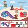 International Role-Playing Pet Set: Puppy & Kitten Mini Animal Toys