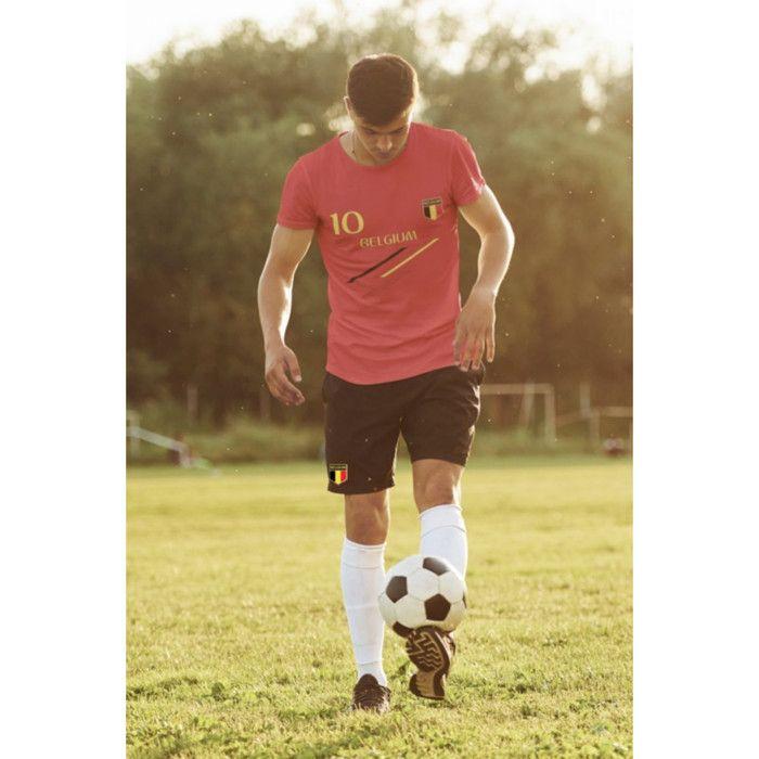 Football Kit - NPZ - Belgium - Red - Boys - 100% Polyester