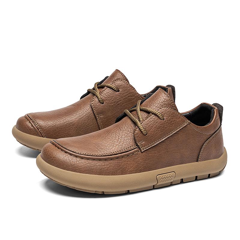 Wide Toe Leather Diabetic Shoes for Wide Foot Classic Business Casual Shoes Soft Comfort High Quality Support Dropshipping