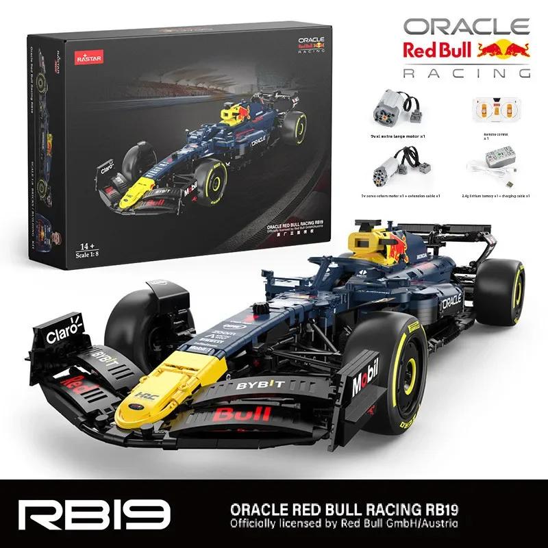 

RASTAR 2509 ШТ 1:8 Техніка F1 Redbull RB19 1. Макс. Верстаппен 11 Перес Гонки Формула Будівельні Блоки Модель MOC Авто Цегла Іграшка No Box