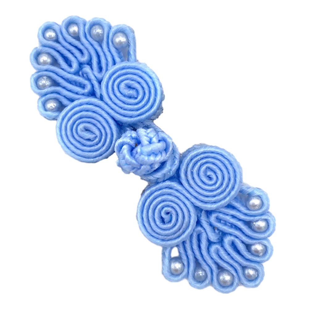 Chinese Cheongsam Buckle Traditional Knot Fastener Seven Beads Knot Buttons DIY Handcraft Clothing Decorative Accessory