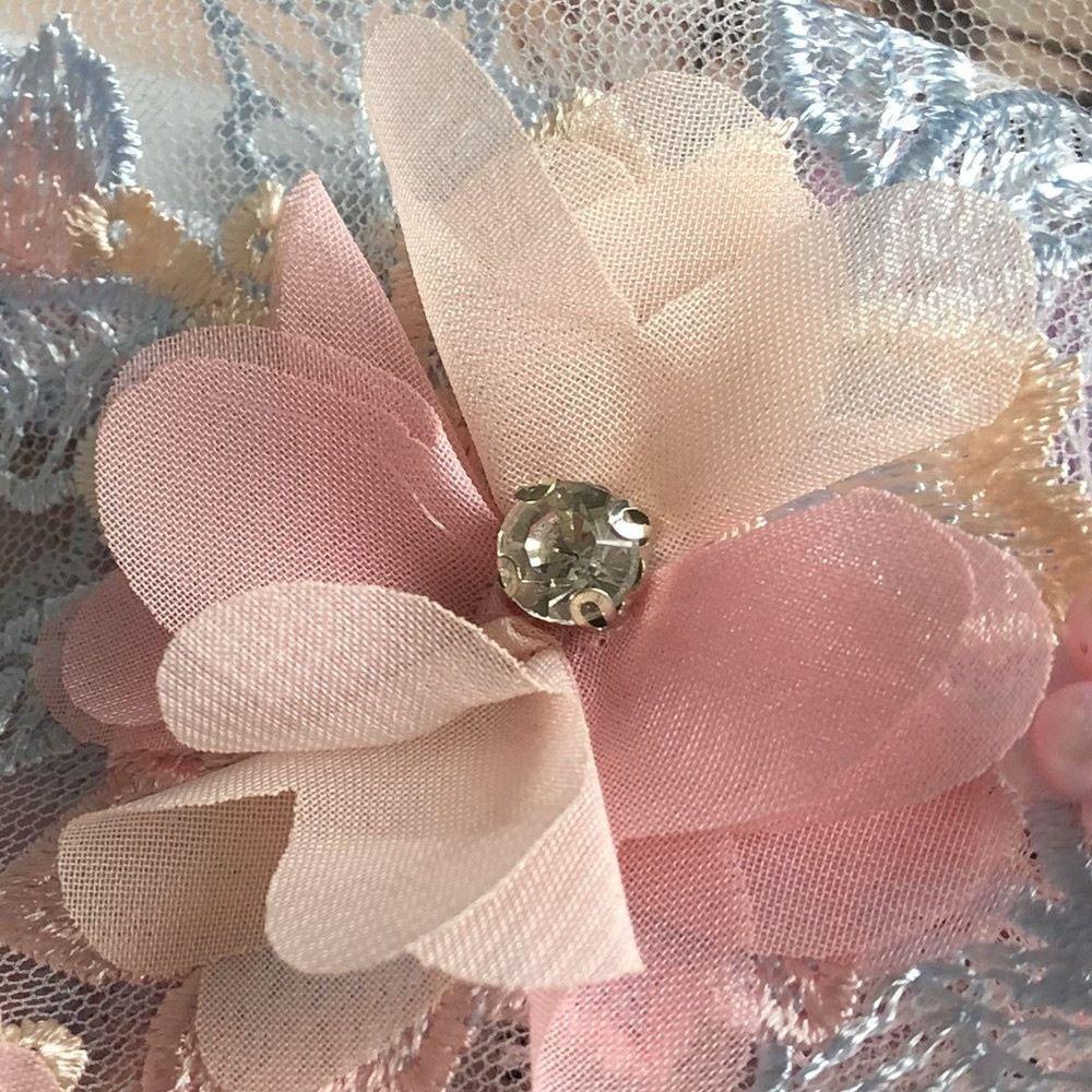 Imitation Flower DIY Sewing Decals Pearl Lace Collar For Wedding Dress Clothes Accessories Applique