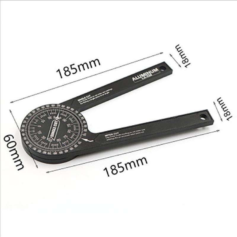 

360° Protractor, Horizontal Angle Gauge, Woodworking Square, Positioning Angle Protractor