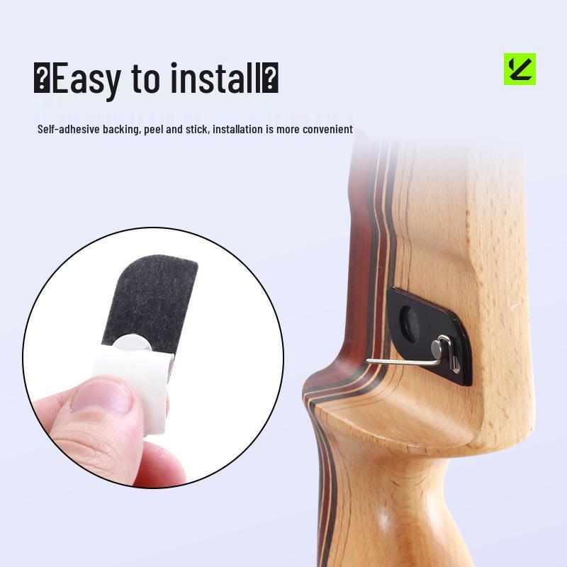 Magnetic Metal Arrow Rest for Recurve Bow - Archery Training & Competition Accessory