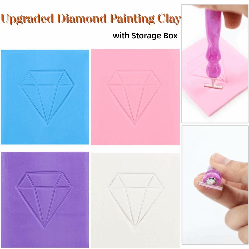 1/4PCS Large Size Diamond Painting Clay Cross Stitch DIY Enduring Stickiness Putty Wax Enduring Stickiness Embroidery Mud