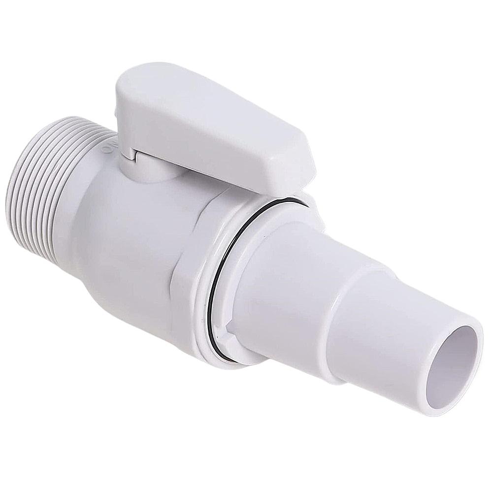 Robinet sferic cu 2 căi Robinet pompă piscină 1.5 - 1.25in Conector de oprire filtru piscină Furtun Evaluare maximă a presiunii 50 PSI pentru piscine