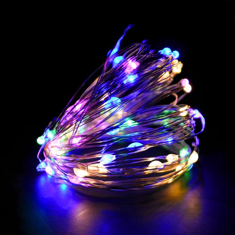 1-3M LED String Lights Warm White Fairy Lights Garland for Home Christmas Wedding Birthday Party Decoration Battery Powered Lamp