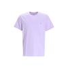 Polo Solid Color Crew Neck Straight Cut Short Sleeve T-Shirt Men Tops Purple 710671438-328