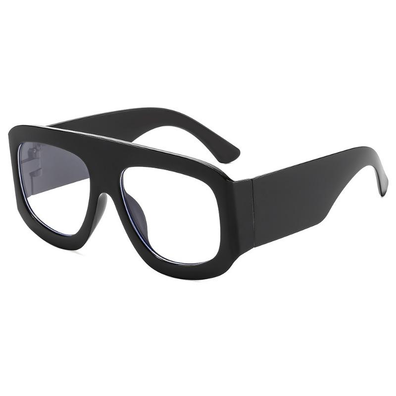 Oversized Thick Frame Aviator Sunglasses Fashion Cool Unisex Sun Glasses