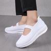 New women's shoes casual and versatile summer air cushion running shoes flying woven breathable lazy shoes one-pedal sports shoes