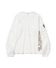 ERER Patch Layered Long Sleeve T-Shirt White
