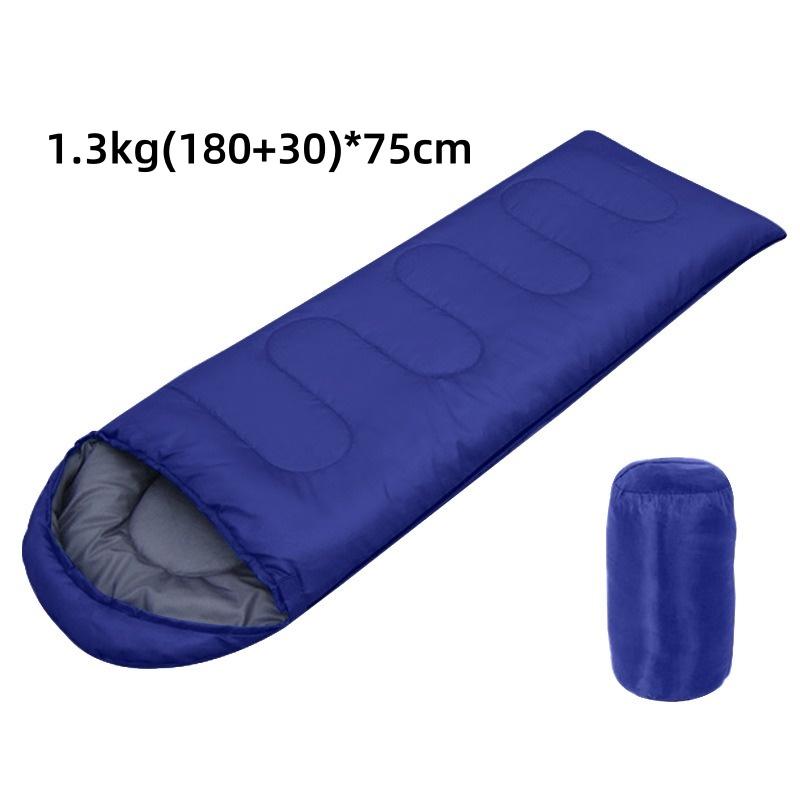 Camping Sleeping Bag Lightweight 4 Season Warm Envelope Backpack Outdoor Hollow Cotton Thickened Adult
