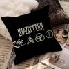 Vintage Band L-Led Z-Zeppelin Kissenbezug Toon Geschenk Kissenbezug Schlafzimmer Zuhause Sofa Stuhl Sitz Dekor Kissenhülle