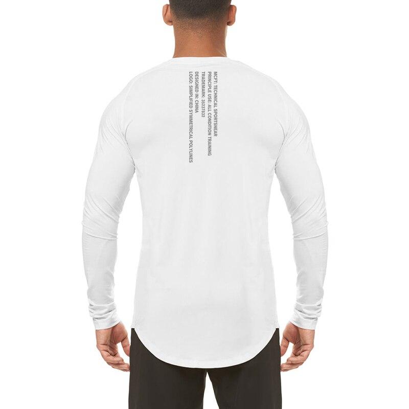 Do The Work Kompresní Pánské Podzimní Posilovna Sport Kulturistika Fitness Streetwear Rychleschnoucí Přiléhavé Módní Prodyšné Tričko s O-výstřihem