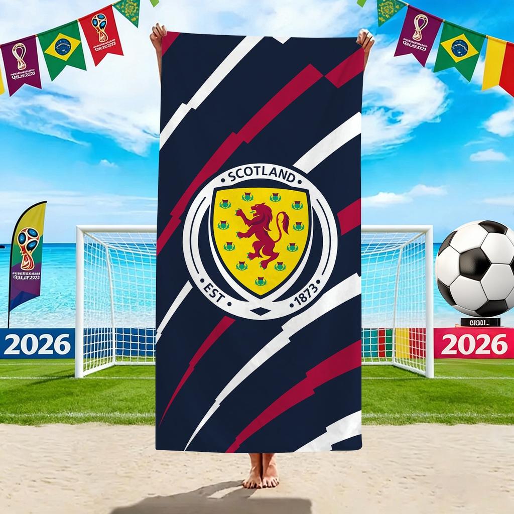 World Cup Beach Towels, Us-Canada-Mexico Football Team Microfiber Quick-Drying Absorbent Bath Towels, Sports Towels