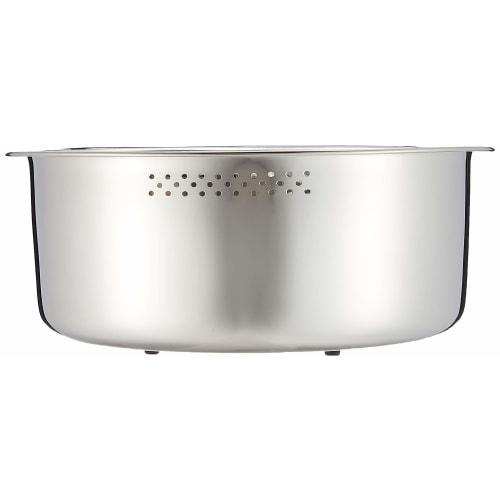 KAI Washing Tub D Type with High Rubber Legs DZ1141 Silver