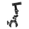 Cycling Camera Clamp Lightweight Double Head Aluminum Alloy Bike Camera Mount for Action Camera Phone