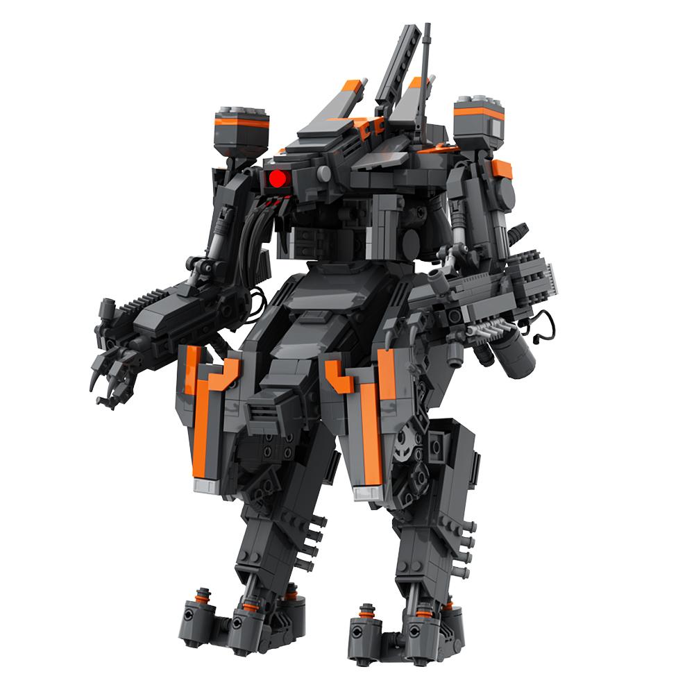 MOC Film District 9 Großer Garnelen Roboter Bausteine Modell District 9 Alien Rüstung Bausteine Set Spielzeug Kinder Geburtstagsgeschenk