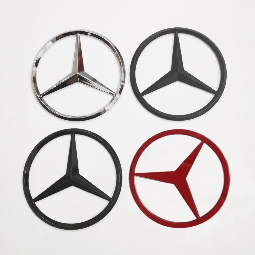 1pc 8/9/10/10.5CM Car Rear Trunk Badge Emblem Sticker for Benz W203 W211 W204 W210 W124 W212 Cla W205 W202 W220 W213 IX1